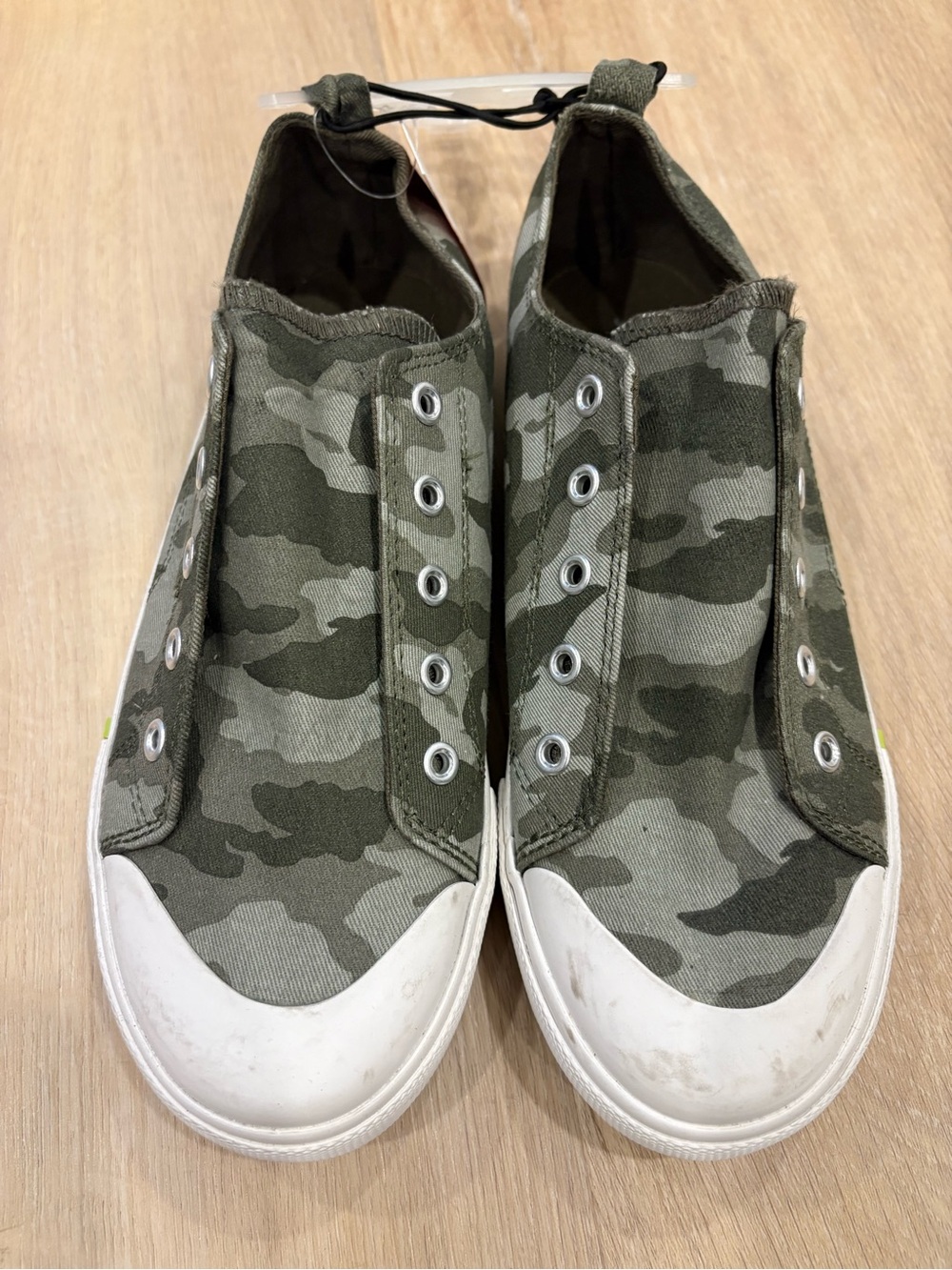 BNWT - Joe Fresh Camo Slip-On Canvas Sneakers